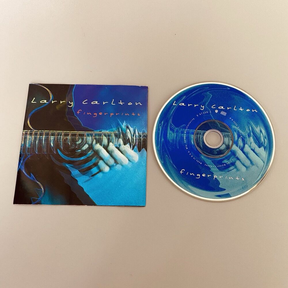 Larry Carlton Fingerprints CD Jazz Fusion Guitar Album Warner Bros